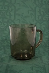 [H-CMUGS] Glassware - Coffee Mug Brown Glass