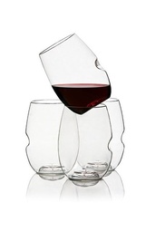 [H-PSWG475] Glassware - Plastic Stemless Wine Glass 475ml
