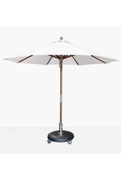 [H-UMBW3] Umbrella - Market Brolly White 3m