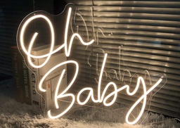 [H-NEOBBY] Neon LED Light - Oh Baby