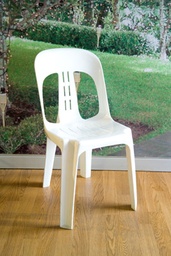 [H-MRCW] Plastic Chair White - Wedding