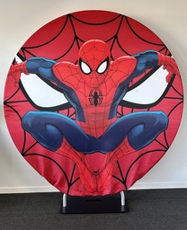 [H-BDSMR] Backdrop Round Spider-Man (Red Background)