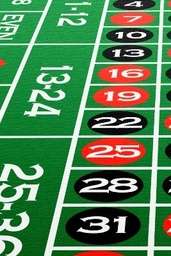 [H-ROULETTEM] Casino - Roulette Mat Felt 72&quot;