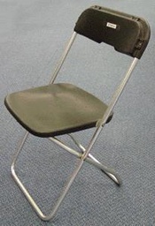 [H-BFC] Folding Chair Black