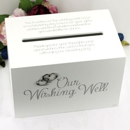 [H-WWBW] Wedding Wishing Well Box - White