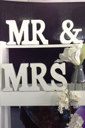 [H-MRMRS] Mr &amp; Mrs - White Wooden