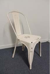 [H-MVCW] Metal White Vintage Chair
