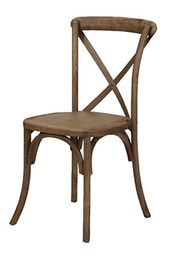[H-CWCB] Cross Back Wooden Chair