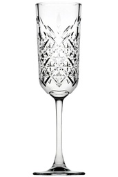 [H-VF] Glassware - Vintage Old Fashion Champagne Flute Glass 175ml