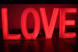 [H-LEDLET LOVE] LED - Giant LOVE Letters