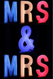 [H-LEDLET MRS&amp;MRS] LED - Giant MRS &amp; MRS Letters