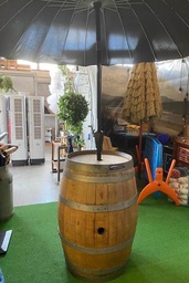 [H-BWBH] Wine Barrel With Hole For Umbrella / Brollie