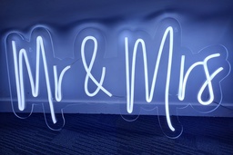 [H-NEONMR&amp;MRS] Neon LED Light - Mr &amp; Mrs
