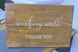 [H-WWS] Wooden Sign - Wishing Well