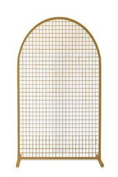 [H-ARCHGGLD] Backdrop Wedding Arch Curved Mesh Gold