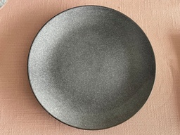[H-DPG26] Crockery - Grey Dinner Plate 26cm