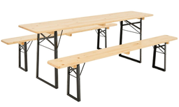 [H-BEERTABLE/BENCH] Table - Beer Table Set (Incl Bench Seats)